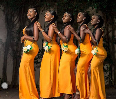 Latest Nigerian Bridesmaid Dresses