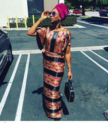 Iro and blouse styles Latest Iro and Blouse Styles With Lace and Ankara