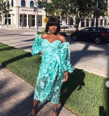 Iro and blouse style Latest Iro and Blouse Styles With Lace and Ankara