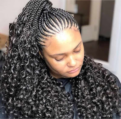 All back Ghana weaving hairstyle Latest all back Ghana weaving hairstyle