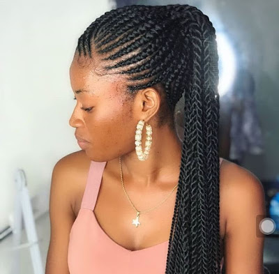 All back Ghana weaving styles Latest All Back Ghana Weaving Styles