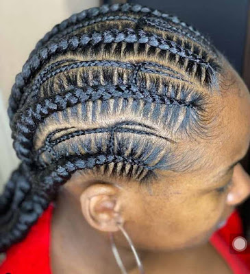 All back Ghana weaving Latest All Back Ghana Weaving Styles