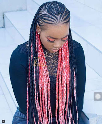 All back ghana weaving styles Latest All Back Ghana Weaving Styles