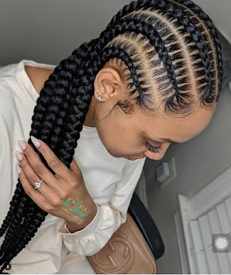 All back Ghana weaving styles Latest All Back Ghana Weaving Styles