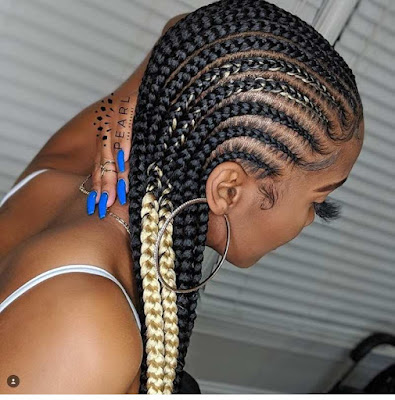 All back Ghana weaving styles Latest All Back Ghana Weaving Styles