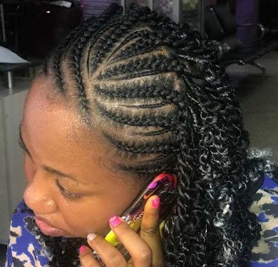 All back Ghana weaving styles Latest All Back Ghana Weaving Styles