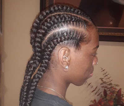 All back Ghana weaving styles Latest All Back Ghana Weaving Styles