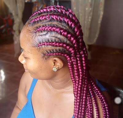 All back Ghana weaving styles Latest All Back Ghana Weaving Styles