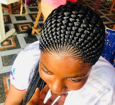 All back Ghana weaving styles Latest All Back Ghana Weaving Styles