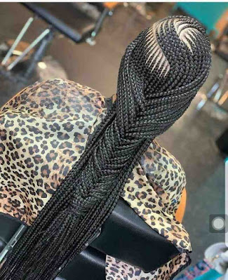 All back Ghana weaving Latest All Back Ghana Weaving Styles