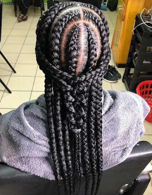 All back Ghana weaving styles Latest All Back Ghana Weaving Styles