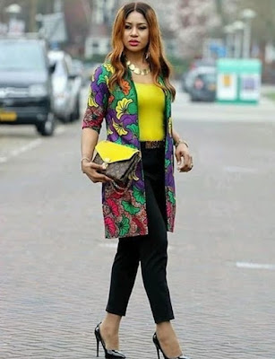 Ankara kimono styles Latest Ankara Kimono Styles