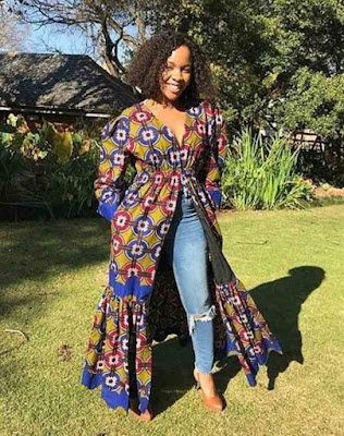 Ankara kimono styles Latest Ankara Kimono Styles
