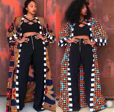 Ankara kimono styles Latest Ankara Kimono Styles