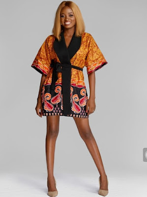 Ankara Kimono styles Latest Ankara Kimono Styles