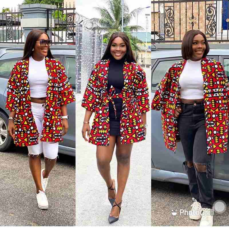 Outstanding And Cute Ankara Kimono Jacket To Add To Your Closets