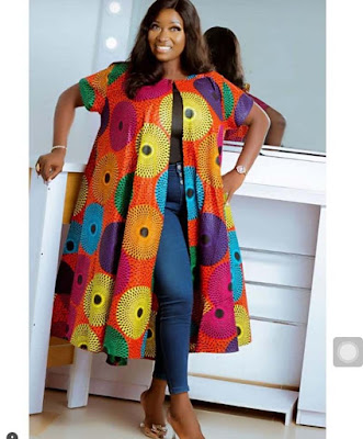 Ankara kimono styles Latest Ankara Kimono Styles