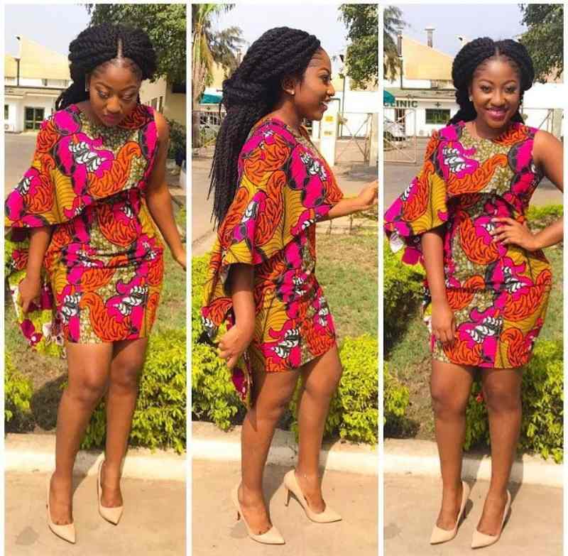 Short Ankara Gown Styles for Ladies