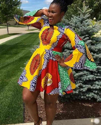 Ankara short gown styles Latest Ankara Short Gown Styles