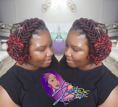 Corkscrew braids Stunning Corkscrew Braids for Ladies