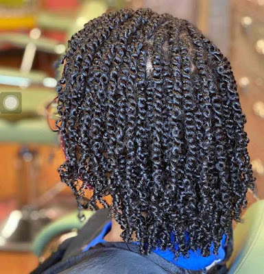Corkscrew braids Stunning Corkscrew Braids for Ladies
