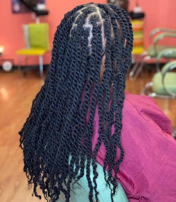 Corkscrew braids Stunning Corkscrew Braids for Ladies