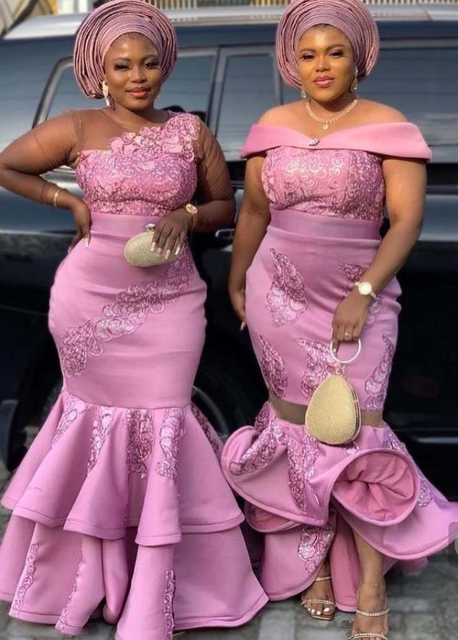 40 Onion Colour Aso ebi Lace Styles ...