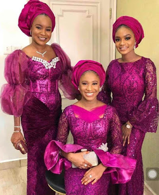Onion colour lace Onion Colour Asoebi Lace Styles