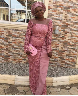 Onion colour lace Onion Colour Asoebi Lace Styles