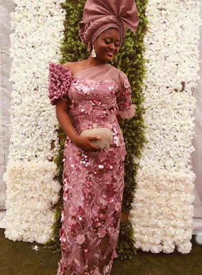 Onion colour lace Onion Colour Asoebi Lace Styles