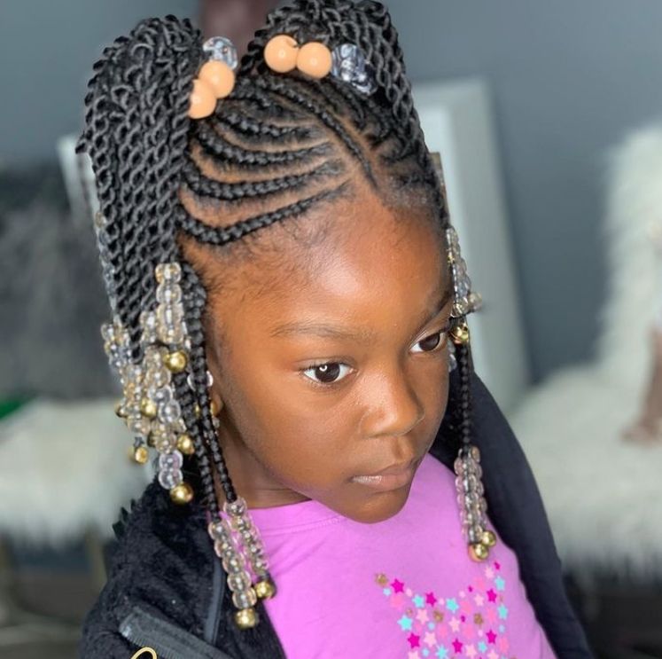 18 Splendid Little Girl Cornrows for 2023 – HairstyleCamp