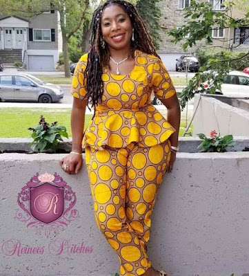 Ankara peplum tops Latest Ankara Peplum Tops for Ladies