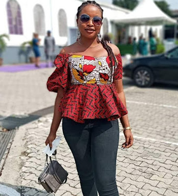 Ankara peplum tops Latest Ankara Peplum Tops for Ladies