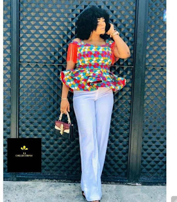 Ankara peplum tops Latest Ankara Peplum Tops for Ladies
