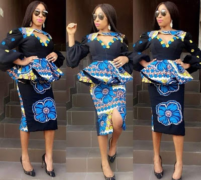 Ankara peplum tops Latest Ankara Peplum Tops for Ladies