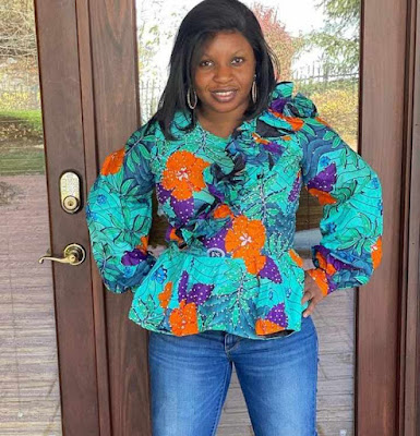 Ankara peplum tops Latest Ankara Peplum Tops for Ladies