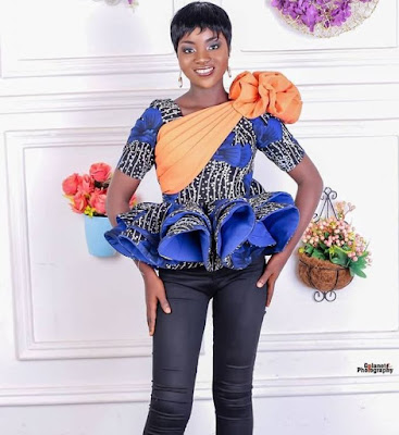 Ankara peplum tops Latest Ankara Peplum Tops for Ladies