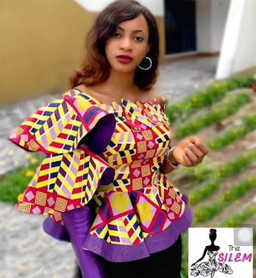 Ankara peplum tops Latest Ankara Peplum Tops for Ladies