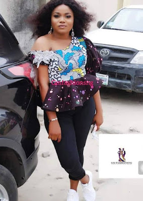 Ankara peplum tops Latest Ankara Peplum Tops for Ladies