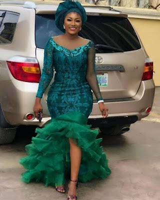 Nigerian Lace styles Latest Nigerian Lace Styles