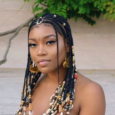 Short Fulani Braids with Beads Latest Short Fulani Braids with Beads
