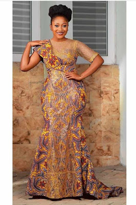 Ankara long gown styles Latest Ankara long gown styles for classy ladies