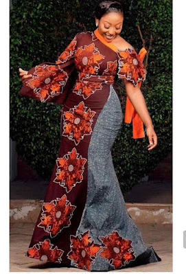Ankara long gown styles Latest Ankara long gown styles for classy ladies