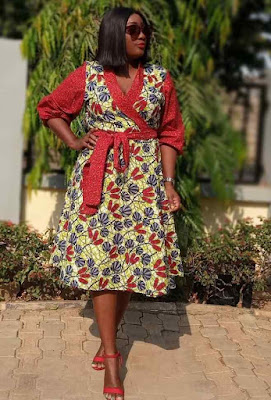 Best Ankara Wrap Dress Styles