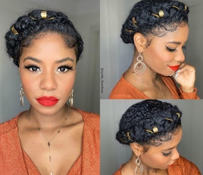 Natural Hair Weaving Styles without Attachment Nigerian Natural Hair Weaving Styles without Attachment