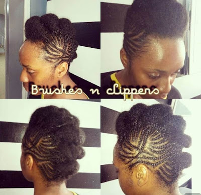 Natural Hair Weaving Styles without Attachment Nigerian Natural Hair Weaving Styles without Attachment