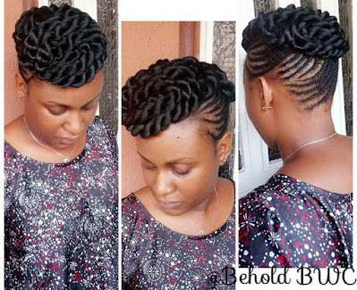 Natural Hair Weaving Styles without Attachment Nigerian Natural Hair Weaving Styles without Attachment