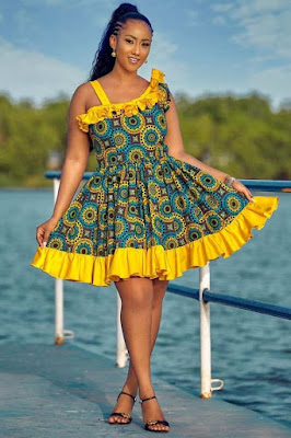 Ankara short gown styles Latest Ankara Short Gown Styles
