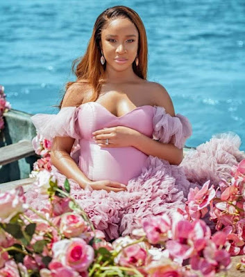 Banky W and wife, Adesua, Welcomes their first child