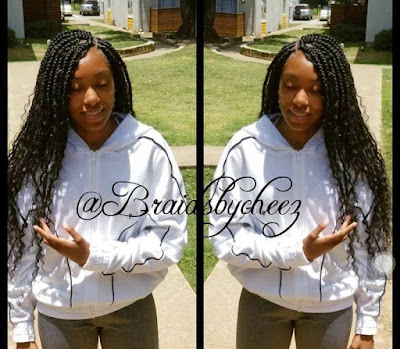 Messy Goddess Box Braids Hairstyles Beautiful Messy goddess box braids hairstyles